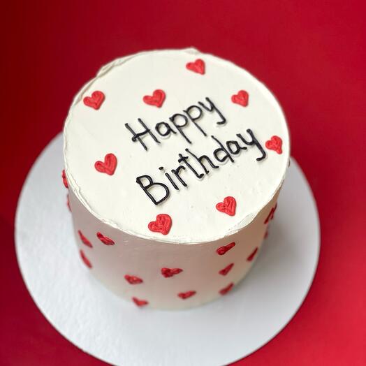 Торт "Happy Birthday" на день рождения
