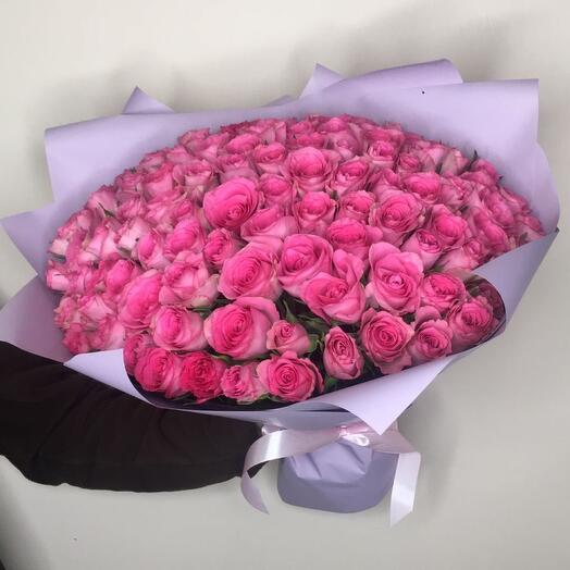 101 pink roses