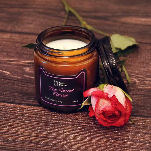 Scented candle "Mysterious flower", 120 ml