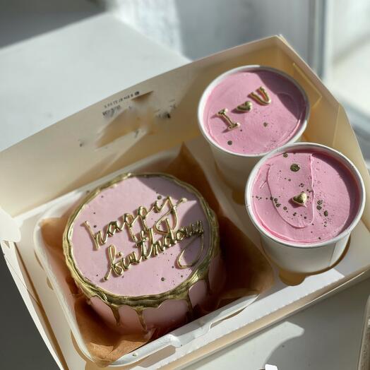 Бенто торт и cake to go (торт в стакане)