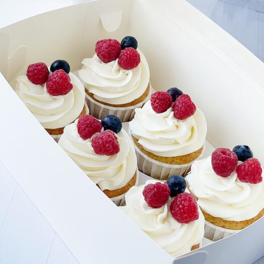Cupcakes set of 6 pieces