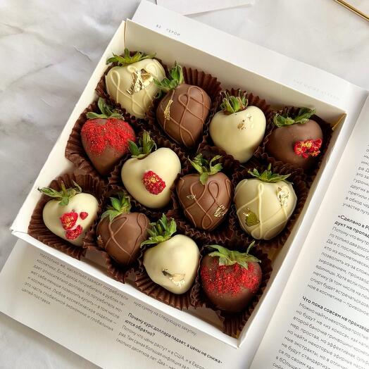 Клубника в шоколаде 9 - 12 шт - Queen - Королева