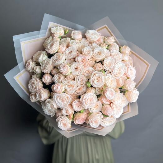Rosas de peonía rosa suave 25pcs