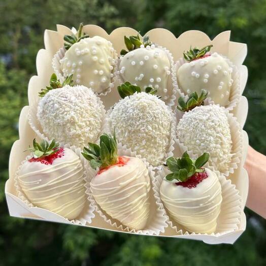 Клубника в шоколаде - Набор «Снежный»