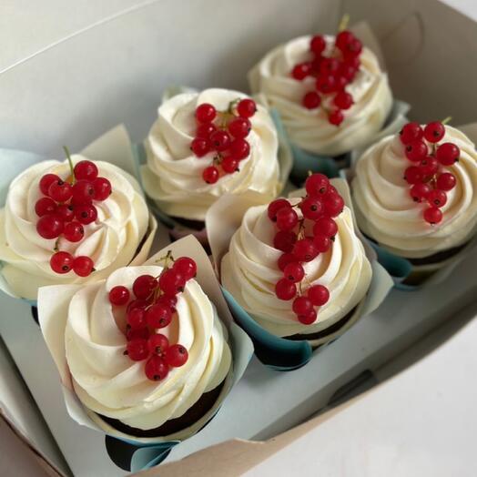 Капкейки веганские  постные 6 шт