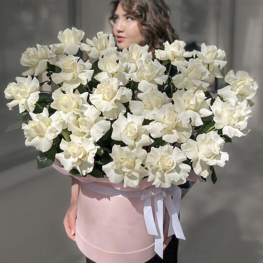 White French roses