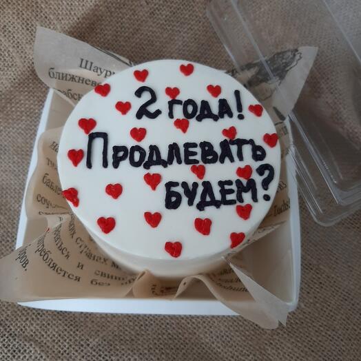 Бенто-торт"Годовшина свадьбы"