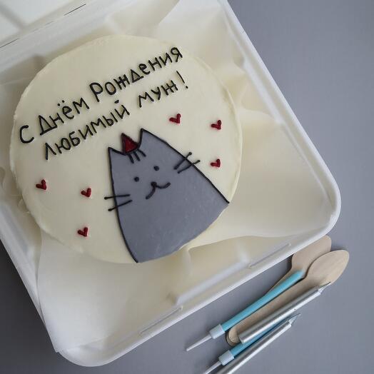 Bento Cake 14cm-Feliz cumpleaños (cualquier nombre)