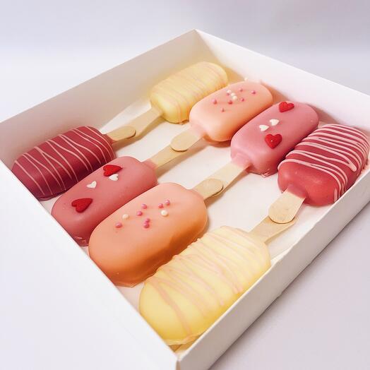 Муссовые чизкейки эскимо 8 штук