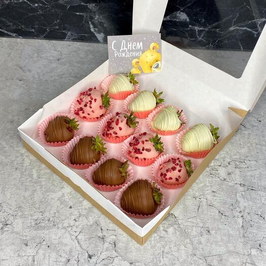 Клубника в шоколаде микс