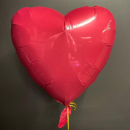 Шар фольгированный Сердце 35см
