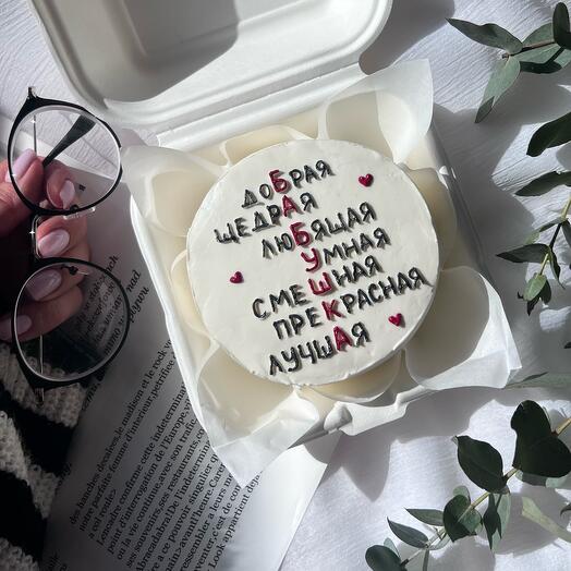 Бенто торт «Бабушке»