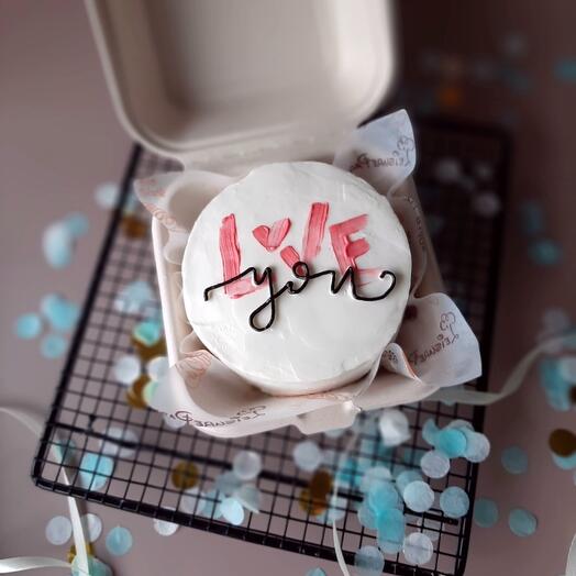 Бенто-торт love u