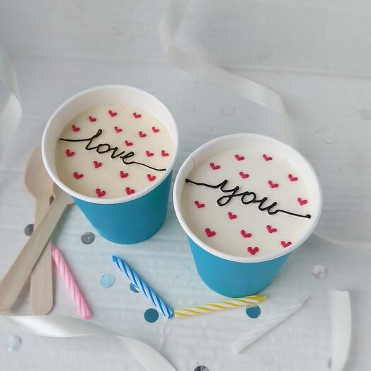 Cake to go "Love you"