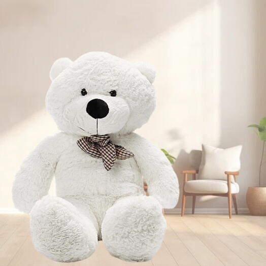 White Teddy Bear 100cm
