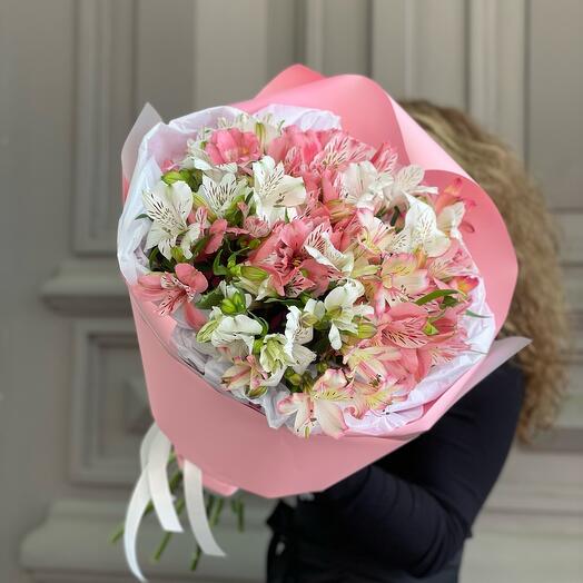 🌷Яркий микс альстромерий