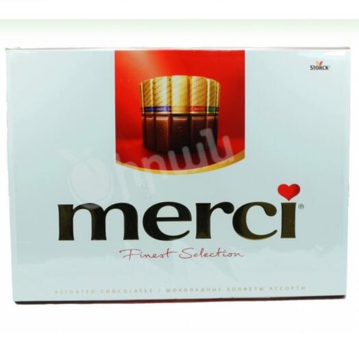 Набор шоколадных конфет Merci 200гр