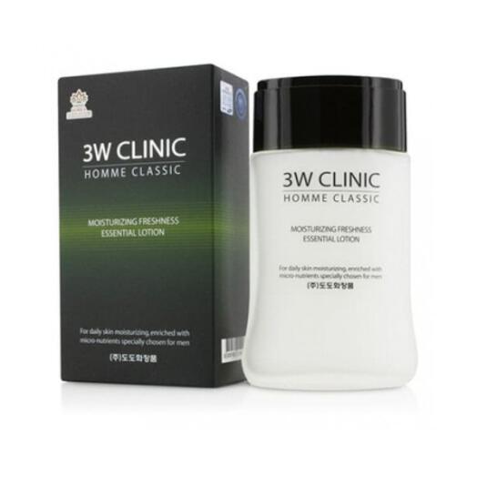 3W Clinic Homme Лосьон для мужской кожи лица увлажняющий Homme Classic Moisturizing Freshness Essential Lotion - 150 мл