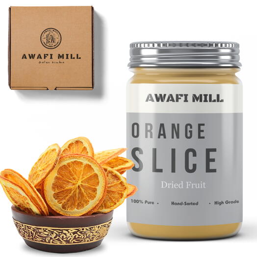 AWAFI MILL Dried Orange | Citrus sinensis Slices - Bottle of 100 Gram