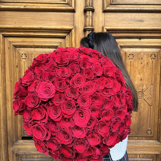 One love / 101 premium red roses