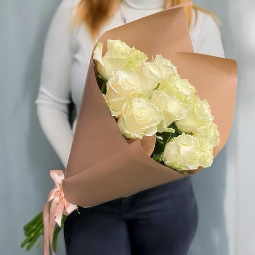 Букет из белых роз