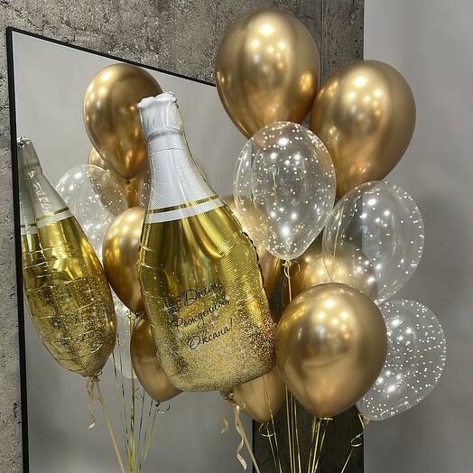 Composition of Champagne balls