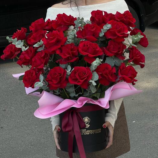 Цветы в коробке