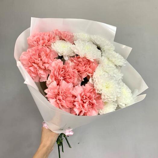 Dianthus and chrysanthemum