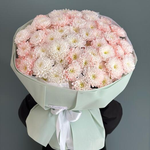 Моно букет из хризантем