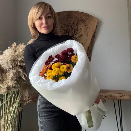 Монобукет из сантини