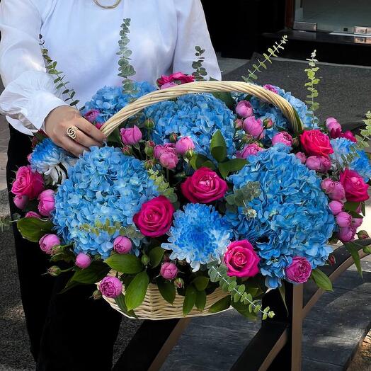 Корзина с цветами