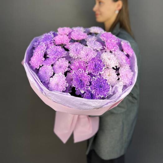 Букет "Фиолетовый кругляш"💟