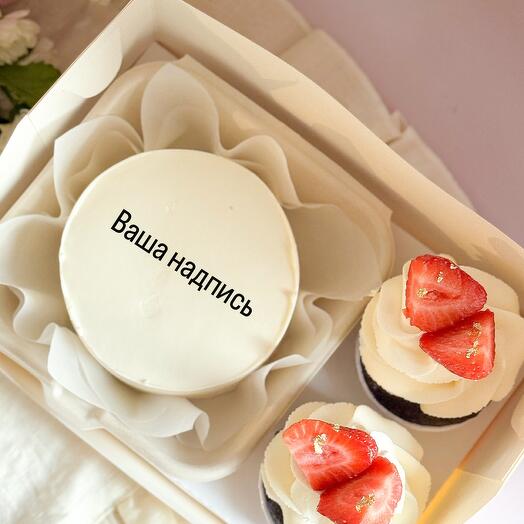 Juego de Bento con cupcakes de 2 piezas