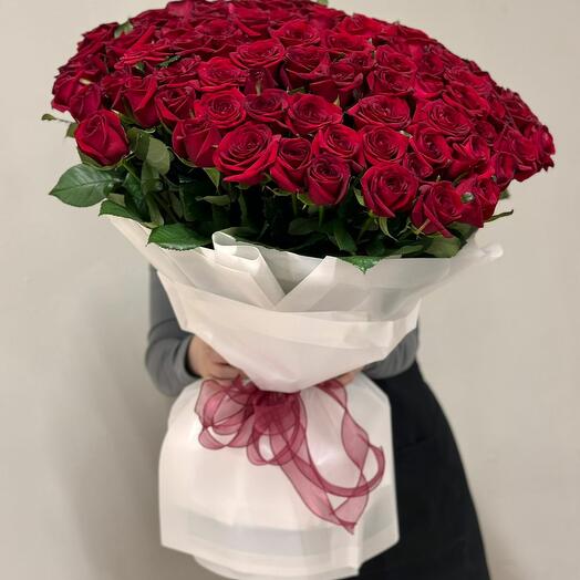 101 высокая роза