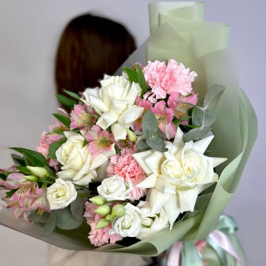 Ramo de rosas / Dianthus| alstroemeria