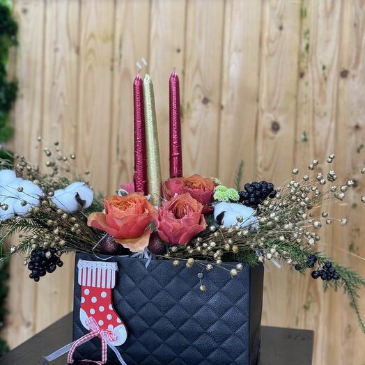 Цветы в коробке