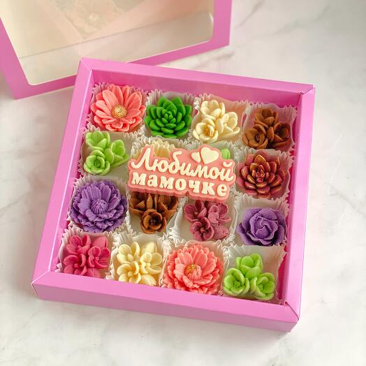 Шоколадные цветы для мамы