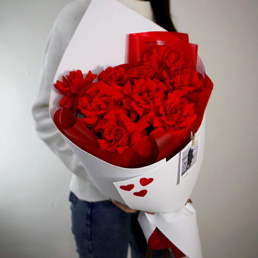 Ramo con rosas francesas