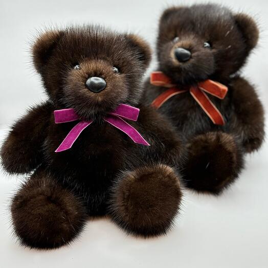 Комплект из двух бурых медведей, Россия, ручная работа