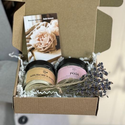 Juego de velas de regalo 2 fragancias (S)
