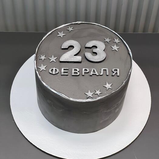 Торт на 23 февраля