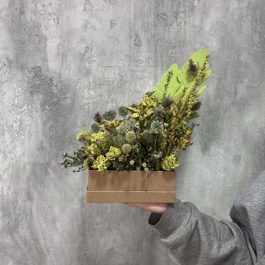 Сухоцветная композиция Летние Поля