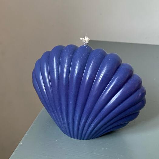 Свеча Ракушка Big blue