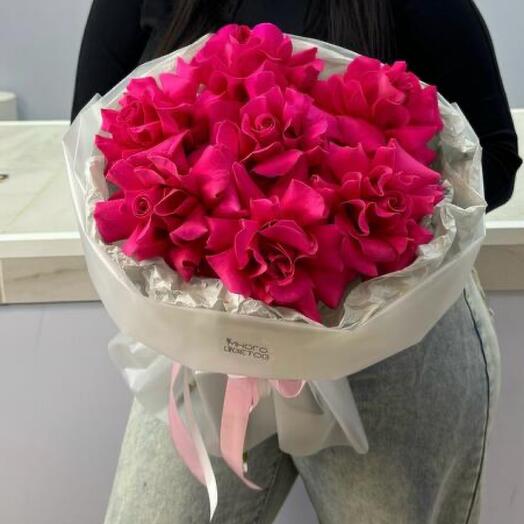 French fuchsia roses
