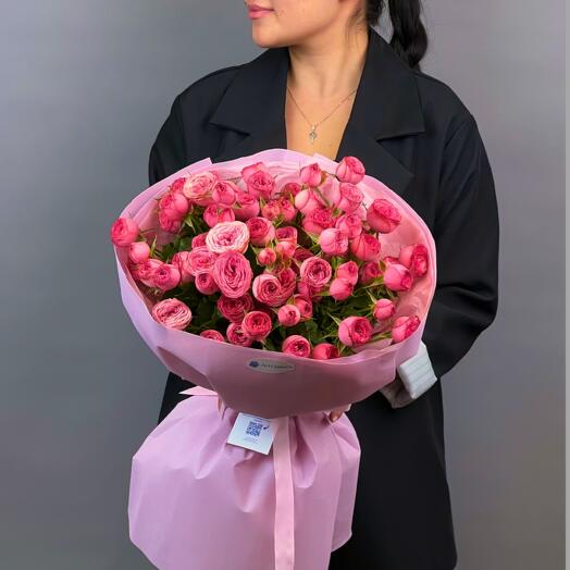 Цветы Букет Art Flowers Розовая гроза