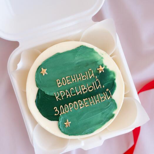 Бенто-торт «Военному»
