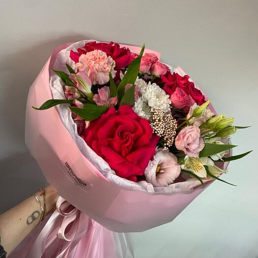 Букет с французскими розами 🌸