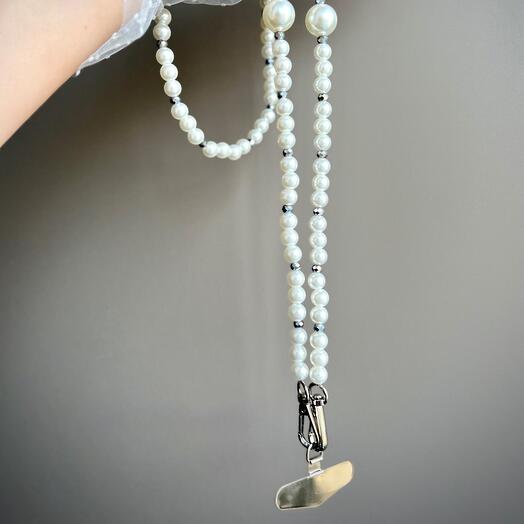 Шнур обвес из бусин для телефона / лямка для сумки