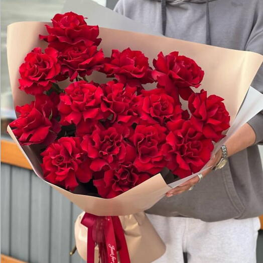 Ramo de 15 rosas francesas
