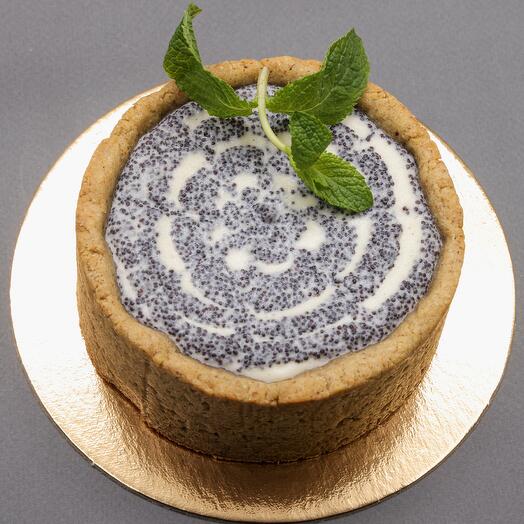 ПП. Бенто-чизкейк "Нежность" | 0.4 кг | творожно-маковый, без глютена